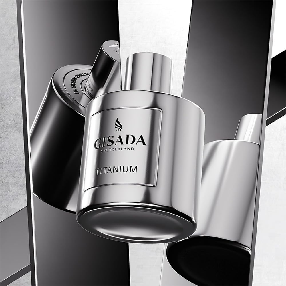 Gisada - Titanium - 50ml - Eau de Parfum - for men - for women - unisex - spicy, lively, fresh and powerful fragrance (50 ML) 50 ml (Pack of 1)