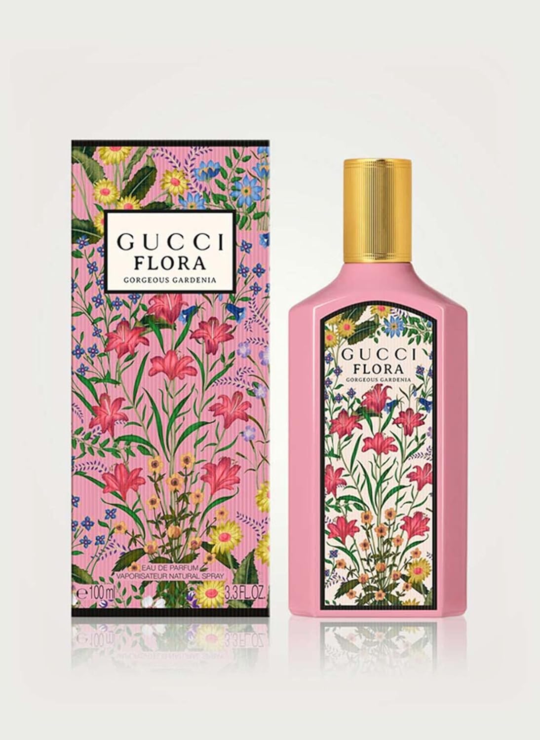 Gucci Flora Gorgeous Gardenia for Women 3.3 oz Eau de Parfum Spray Lavender 3.3 Fl Oz (Pack of 1)