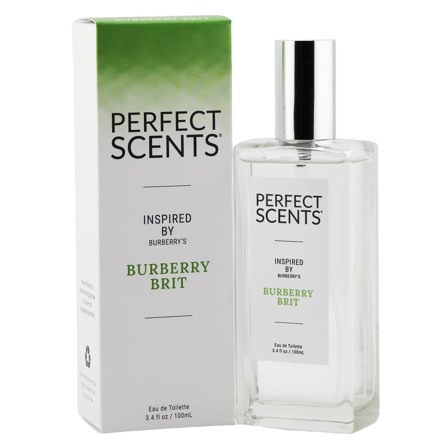 Fragrances, Inspired by Burberry’s Burberry Brit, Women’s Eau de Toilette, CLEAN, Vegan, Paraben-Free, Phthalate-Free, Never Tested on Animals, 3.4 Fluid Ounces