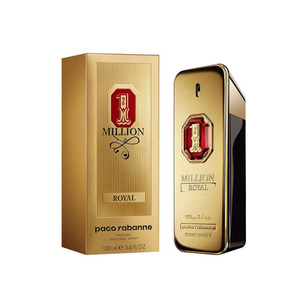 1 Million Royal by Paco Rabanne for Men - 3.4 oz Parfum Spray 3.4 Ounce (Pack of 1)