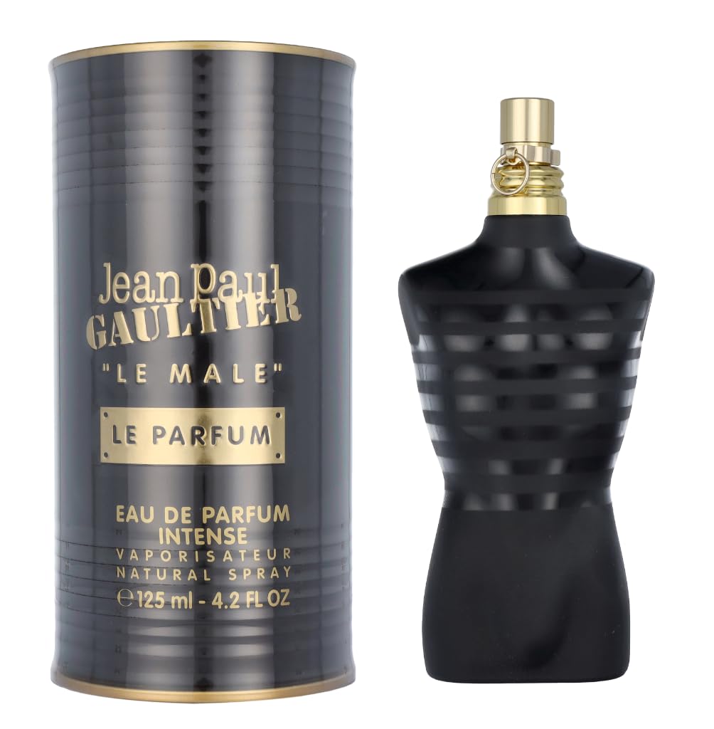 Le Male Le Parfum by Jean Paul Gaultier for Men 4.2 oz Eau de Parfum Intense Spray 4.2 Fl Oz (Pack of 1)