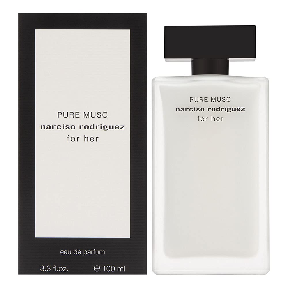 NARCISO RODRIGUEZ Pure Musc for Woman Eau De Parfum Spray, 3.3 Fluid Ounce 3.3 Ounce (Pack of 1)