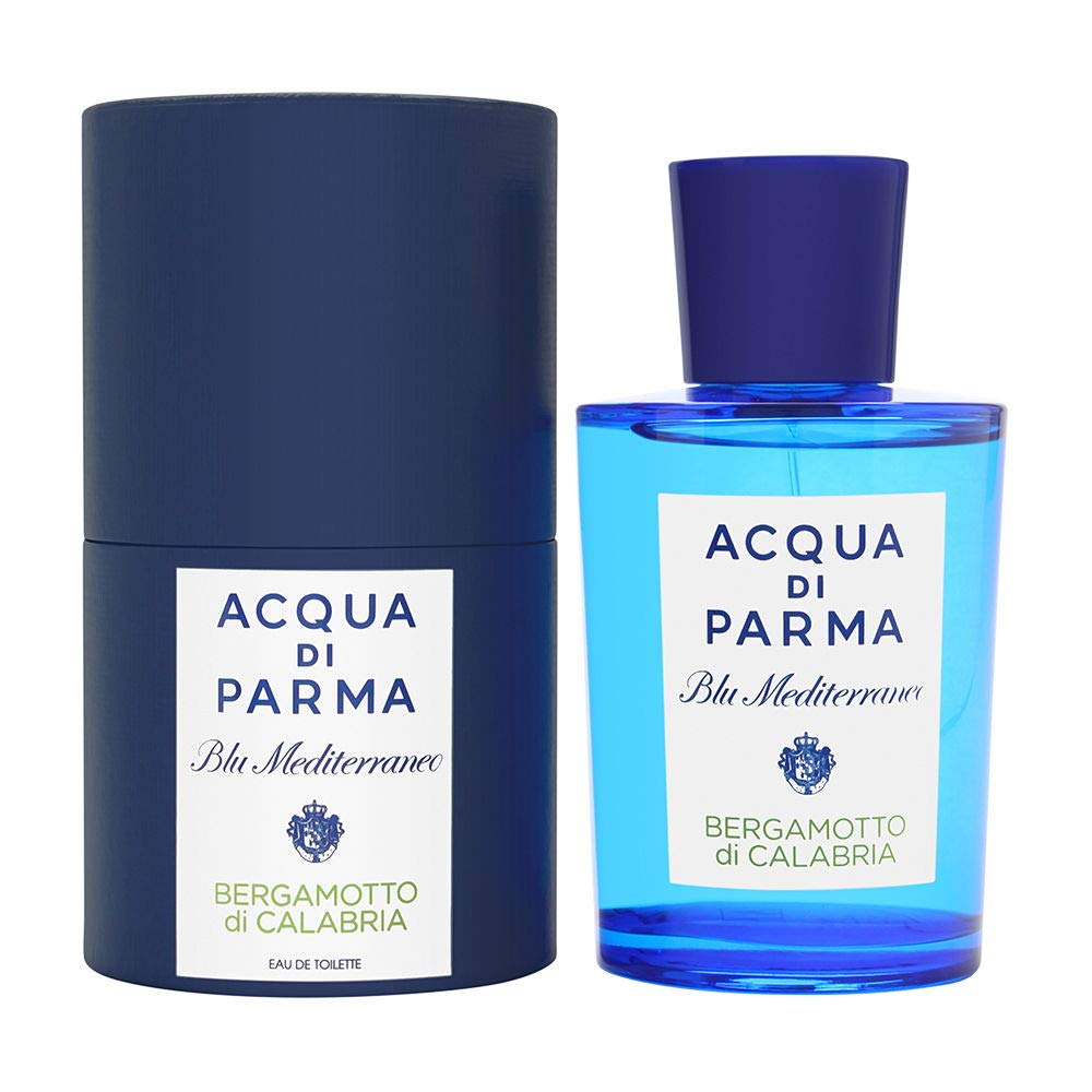 Acqua Di Parma Blue Mediterraneo Bergamotto Di Calabria Eau de Toilette Spray, 5 Ounce, Calabrian citrus fruits, 5 oz
