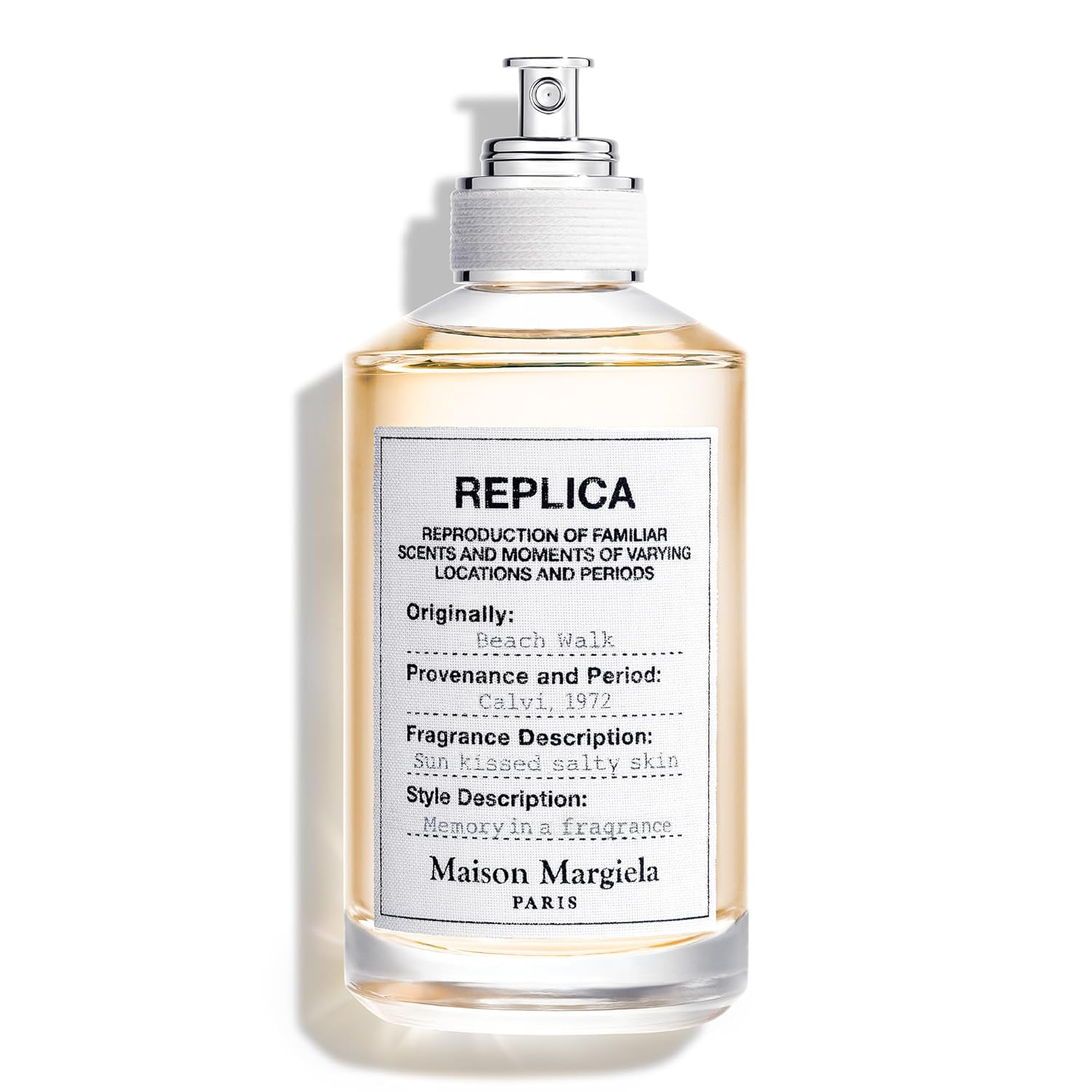 Maison Margiela - Replica - Beachwalk Eau de Toilette - Fresh Fragrance - With Bergamot, Ylang Ylang & Coconut 3.4 Fl Oz (Pack of 1)