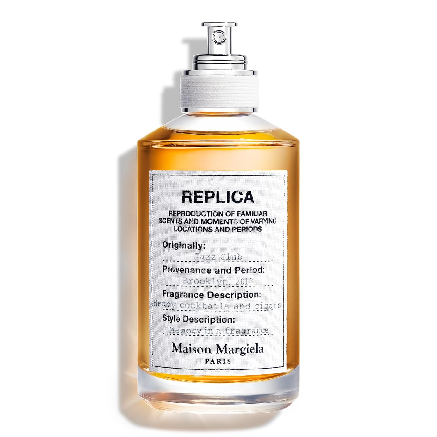 Replica - Jazz Club Eau de Toilette - Warm & Spicy Scent - With Vanilla, Rum Accord, & Tobacco - 3.4 Fl Oz 5.8 Fl Oz (Pack of 1)