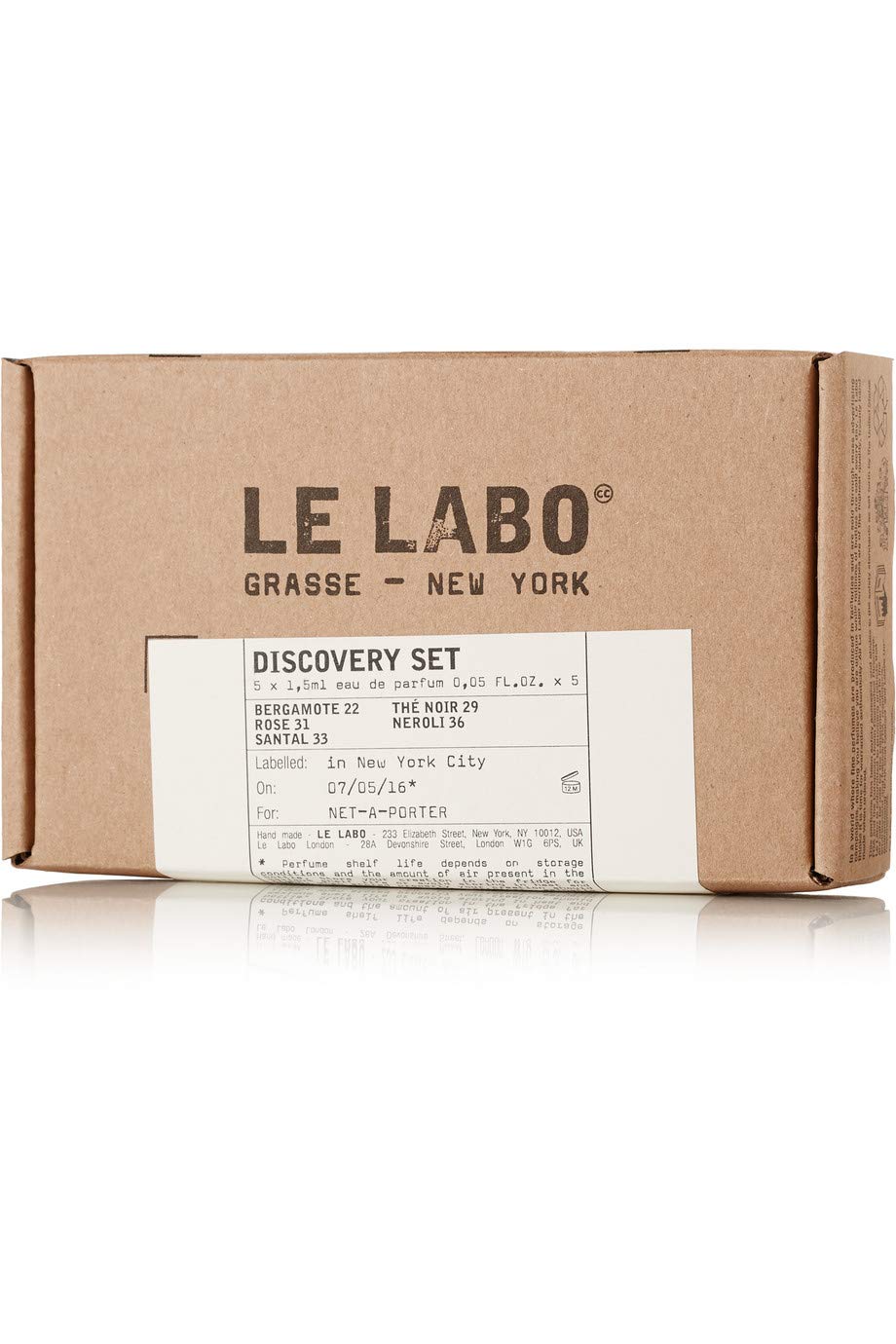 Le Labo Discovery Set Santal 33, Rose 31, Bergamote 22, Neroli 36 & The Noir 29 Sampler - .05 oz - Each