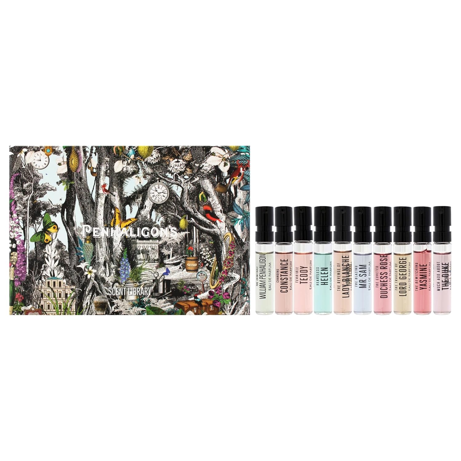 Penhaligon's Portraits Scent Set Perfume for Women and Men - 10 Piece Mini EDP Gift Set