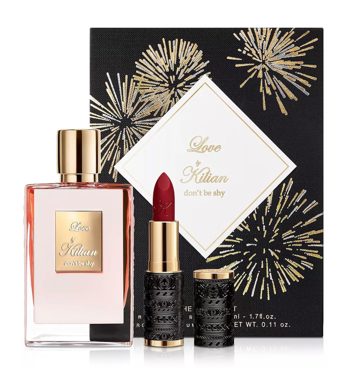 Kilian Love Don't Be Shy 15 Years Limited Edition Set - Eau De Parfum 1.7oz + Lipstick