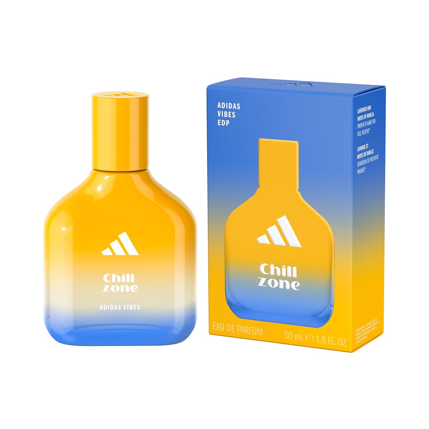 Vibes Chill Zone Eau de Parfum 1.6 fl oz (Pack of 1), Notes of Amber, Lavender, and Vanilla, Unisex Fragrance, Long Lasting, Sporty Fragrance, Travel Size Eau de Parfum - Chill Zone 1.6 Fl Oz (Pack of 1)