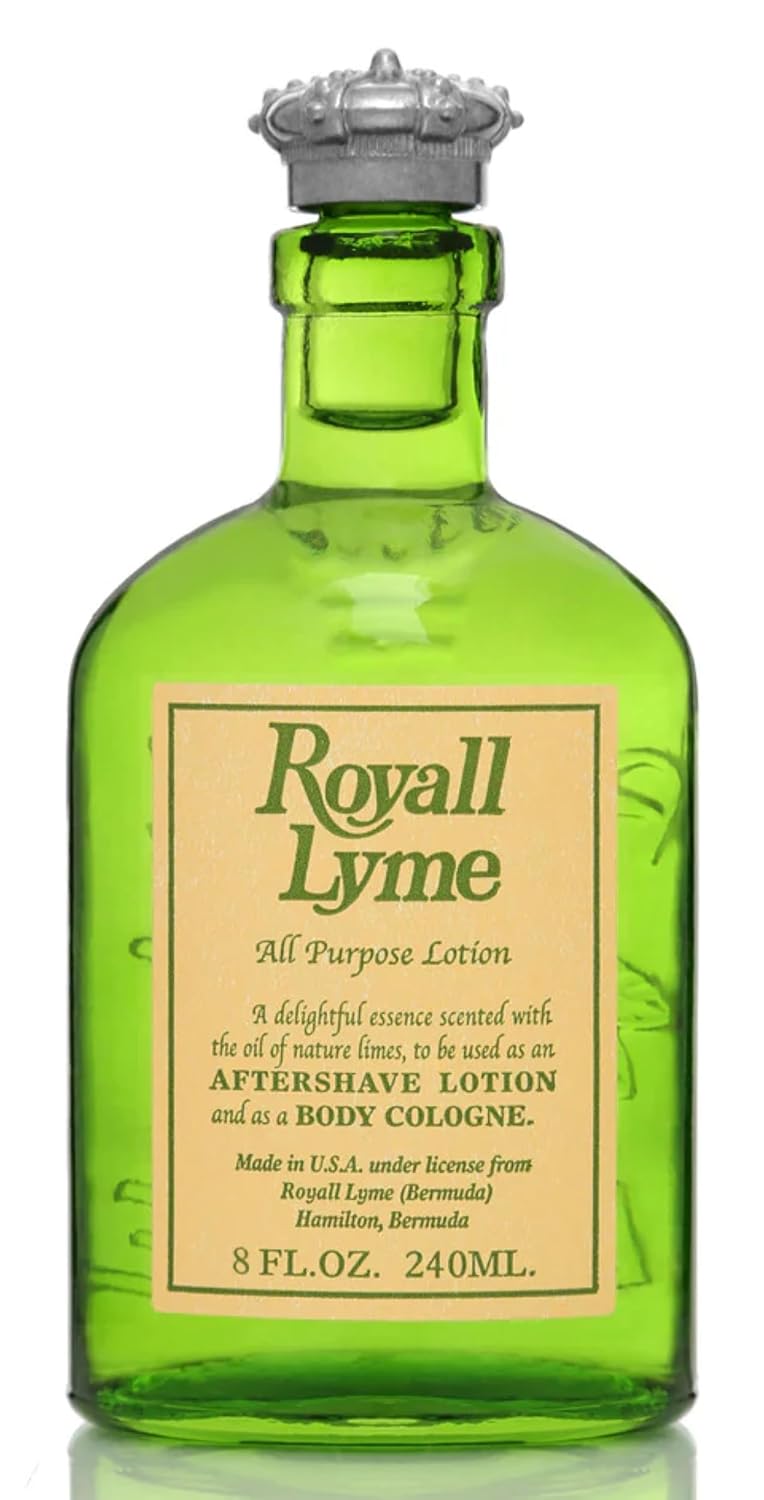 Royall Lyme All Purpose Lotion for Men Body Cologne Spray/After Shave Lotion, 4 Ounce 4 Fl Oz (Pack of 1)