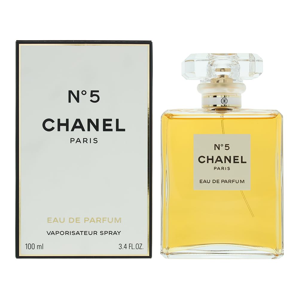 No - 5 by Chanel for Women, Eau De Parfum Spray, 3.4 Ounce CHANEL NO.5 3.4 FL OZ 100mL EAU DE PARFUM 3.4 Fl Oz (Pack of 1)