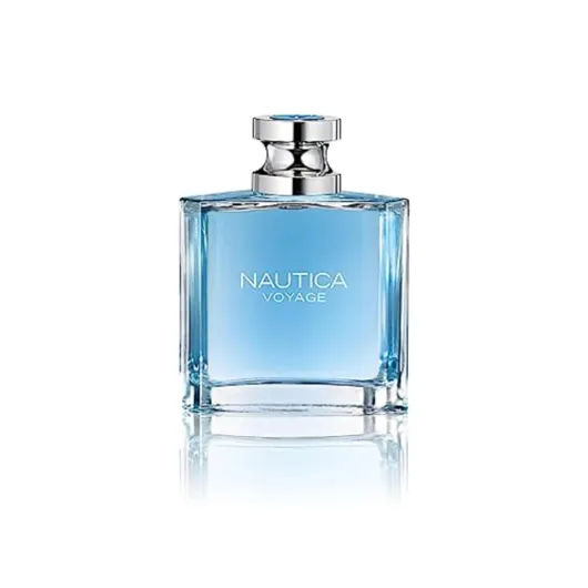 Voyage Eau De Toilette, Cologne and Fragrance For Men, Fresh, Romantic, Fruity Scent Woody, Aquatic Notes of Apple, Water Lotus, Cedarwood, and Musk Ideal Day Wear, Long Lasting 3.3Fl oz Nautica Voyage 1 Count (Pack of 1)