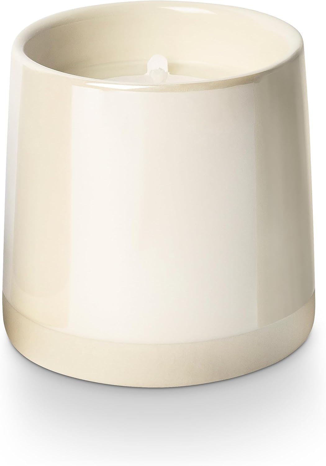 Shine Ceramic Candle, Winter White