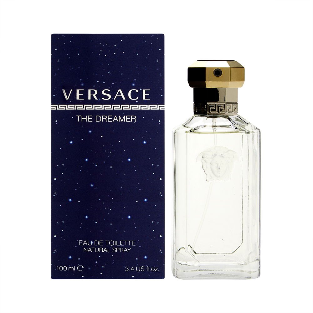 Versace The Dreamer for Men 3.4 oz Eau de Toilette Spray 3.4 Fl Oz (Pack of 1) Dreamer