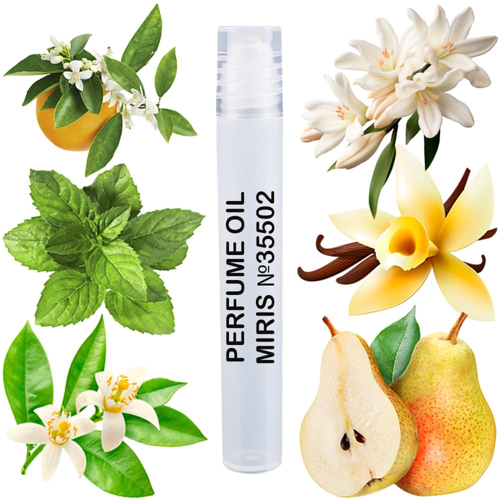 Perfume Oil No - 35502, Inspired by L'Interdit, Long-Lasting Women Roll-On, Rollerball 0.34 Fl Oz / 10 ml GVN L'Interdit Inspired No - 35502