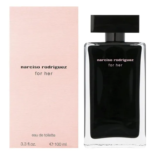 Narciso Rodriguez For Her Eau De Toilette Spray - 100ml/3.4oz 3.3 Fl Oz (Pack of 1)