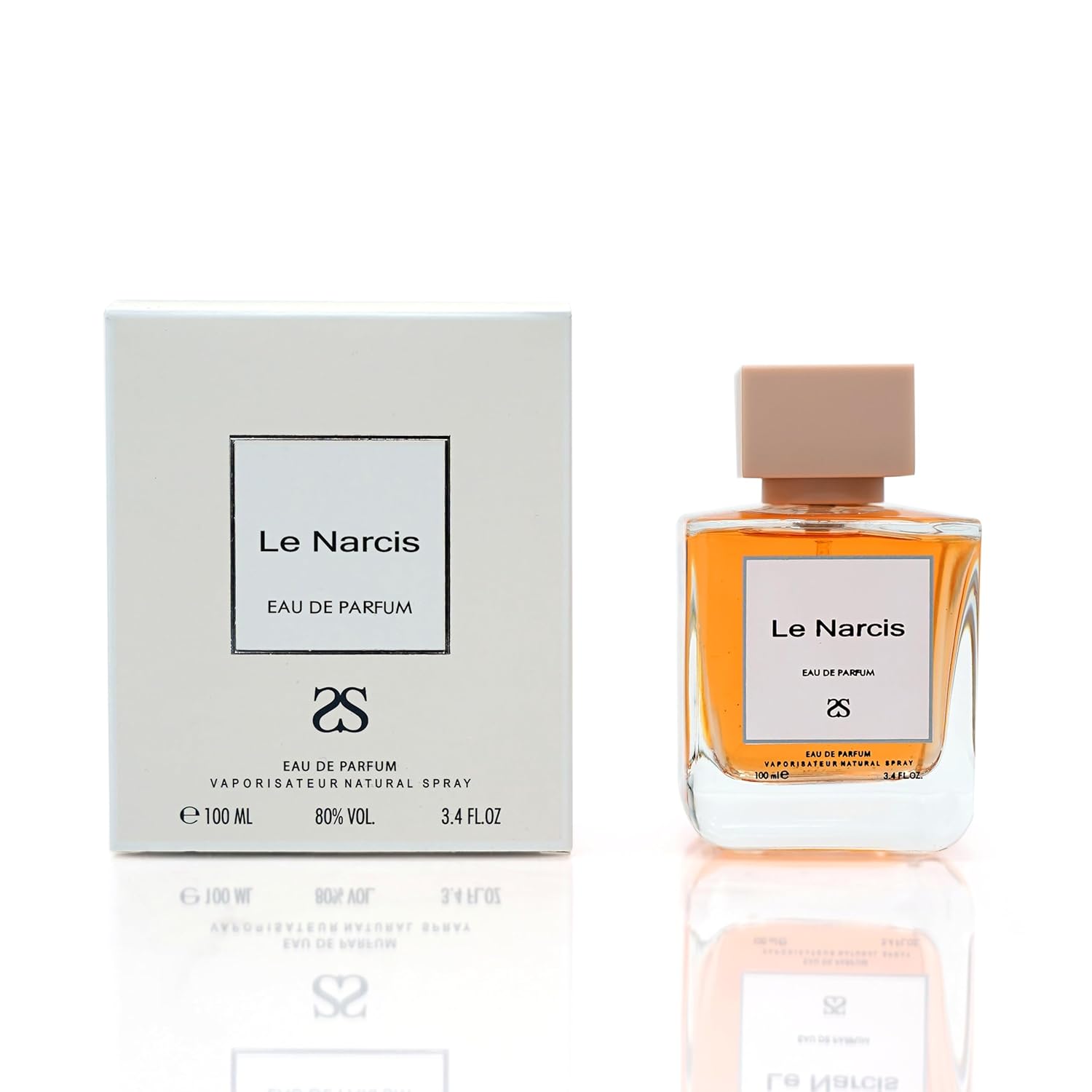 Le Narcis by Symphony, Eau De Parfum, 100ml 3.4oz, Inspired by Narciso-Narciso Rod-z, Luxury Perfume for Women, Long Lasting Fragrance, Wide Sillage