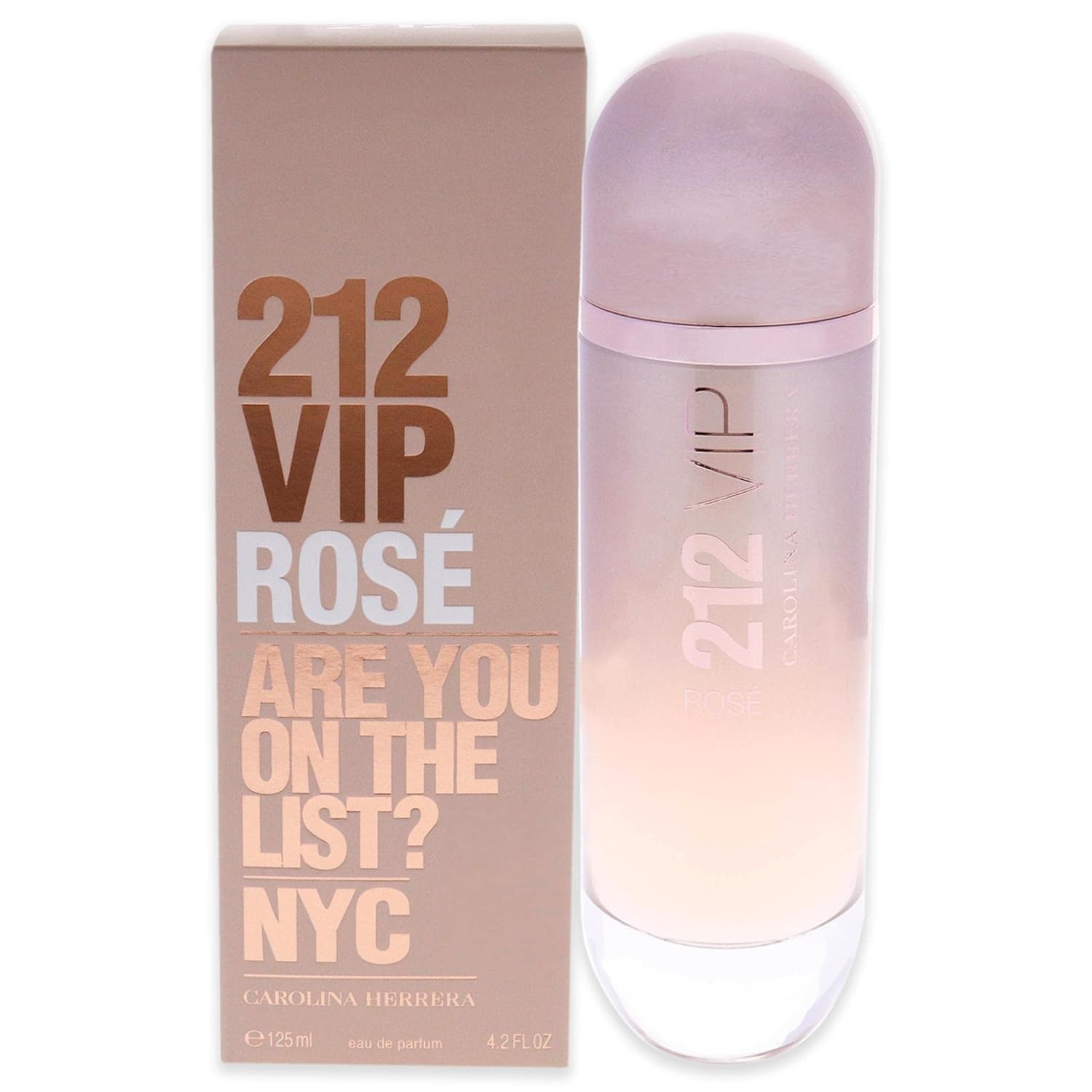 Carolina Herrera 212 VIP Rose Women EDP Spray 4.2 oz 4.2 Fl Oz (Pack of 1)