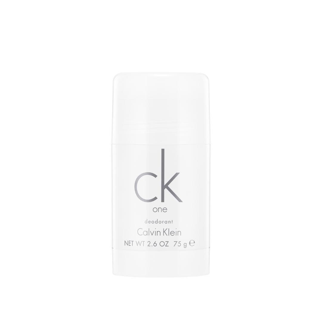 Calvin Klein CK One Deodorant Stick – With Notes of Green Tea, Bergamot, Cardamom, Violet & Amber Jasmine 2.6 Ounce