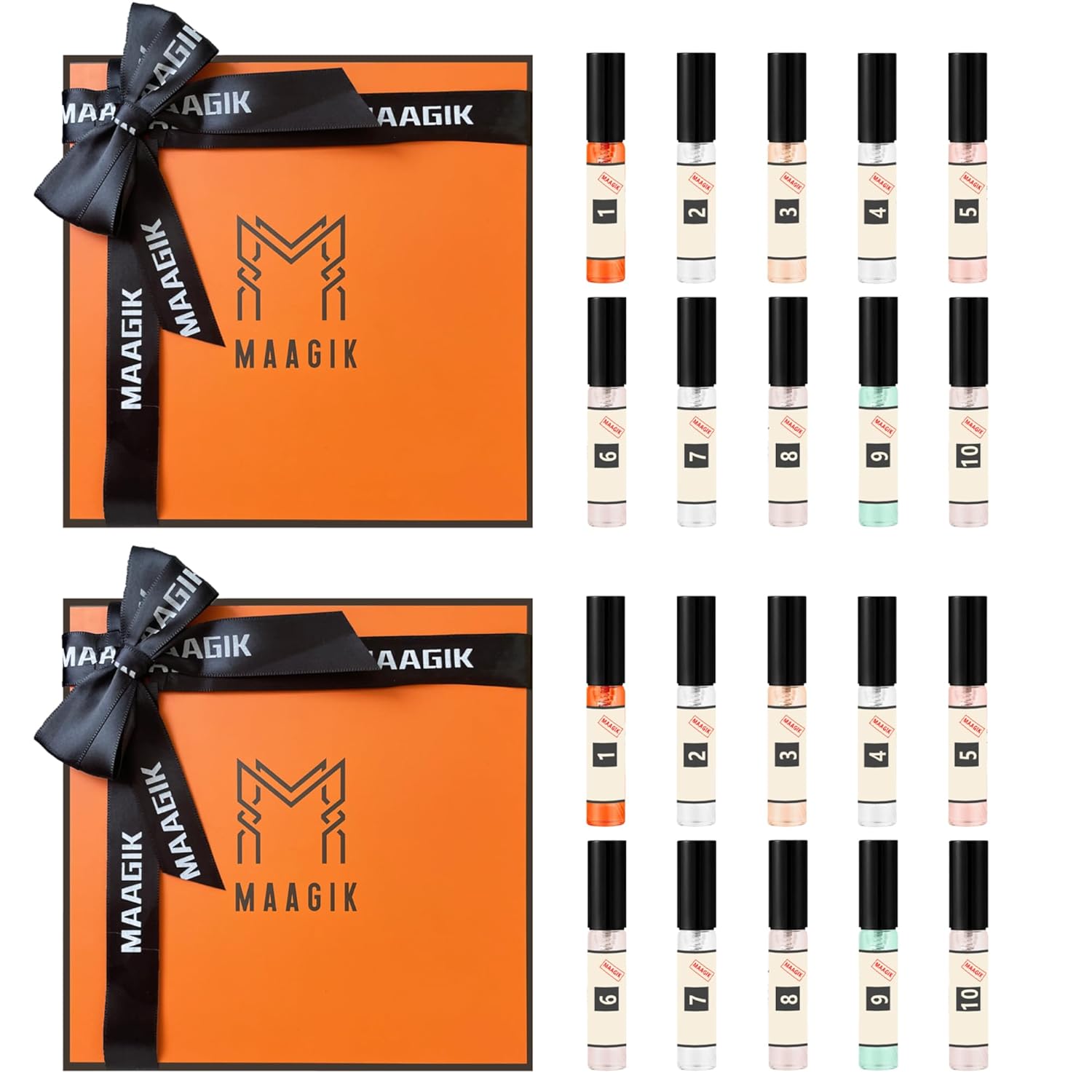 Women's Perfume Sampler Set -10pc Mini Perfume Travel Set, Fragrance Sampler Gift Kit with Designer Perfumes Samples, Perfect for Women's Fragrance Discovery and Daily Use.