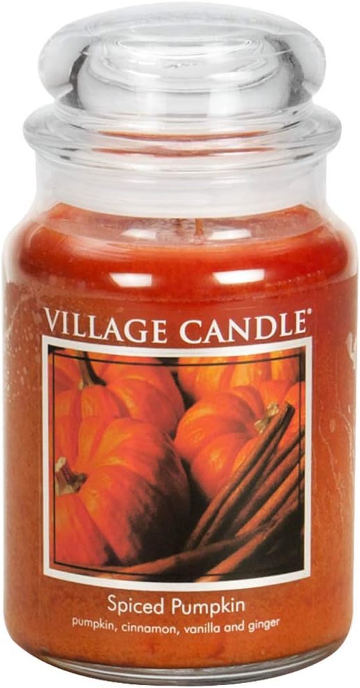 Spiced Pumpkin Large Apothecary Jar, Scented Candle, 21.25 oz.