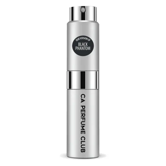 Club Impression of By Kln Black Phantom For Women & Men Replica Version Fragrance Dupes Concentrated Long Lasting Eau de Parfum Spray Refillable Atomizer Bottle 0.27 Fl Oz-X1 BY KLN BLACK PHANTOM IMPRESSION 0.27 Fl Oz (Pack of 1)