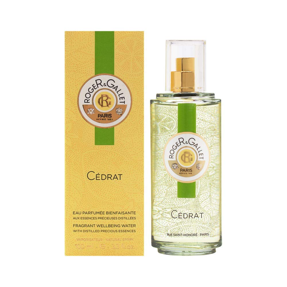 ROGER & GALLET - Fragrant Water Body Spray for Women - Cedrat 3.3 Fluid Oz - 3.3 Fl Oz (Pack of 1)