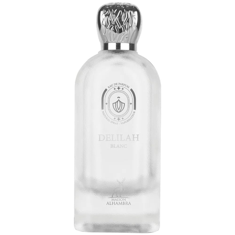 Maison Alhambra Delilah Blanc – Citrus, Amber, Floral, Musky – Eau de Parfum Spray Long-Lasting Fragrance for Women, 3.4 Ounce / 100 ml 3.4 Fl Oz (Pack of 1)