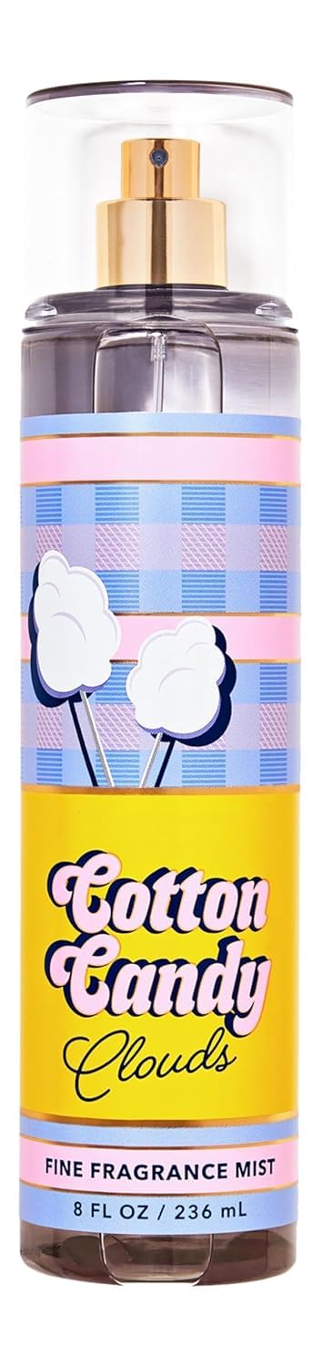 Bath and Body Works Fine Body Fragrance Mist 8 Fluid Ounce (Cotton Candy)