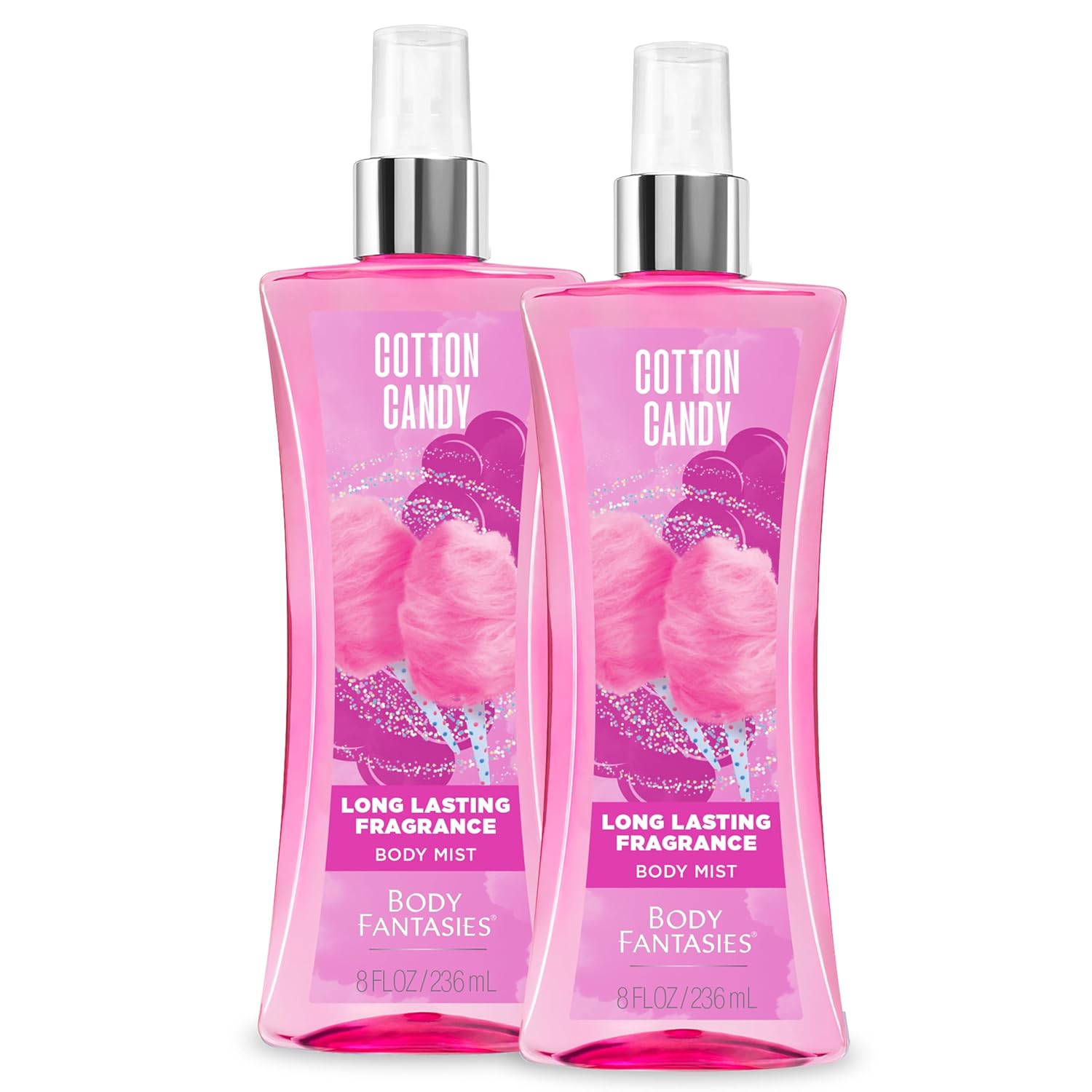 Signature Fragrance Body Spray, Cotton Candy, 8 fl oz (Pack of 2)