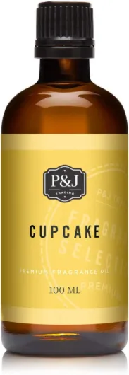 P&J Fragrance Oil - Cupcake Scent, 100ml Cupcake 3.38 Fl Oz (Pack of 1)