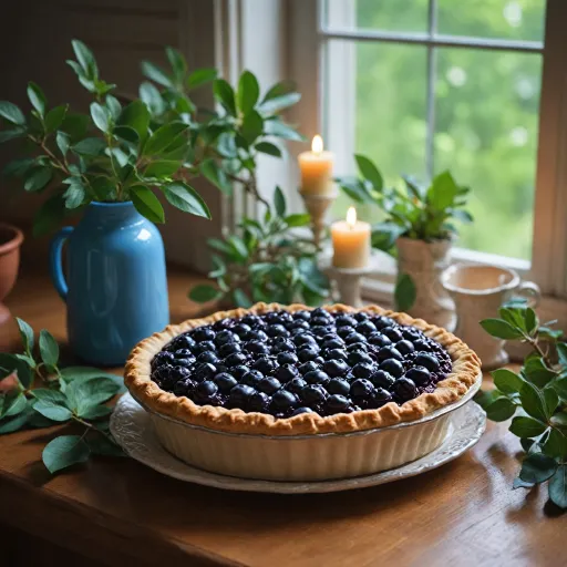The Alluring Scent of a Blueberry Pie Candle