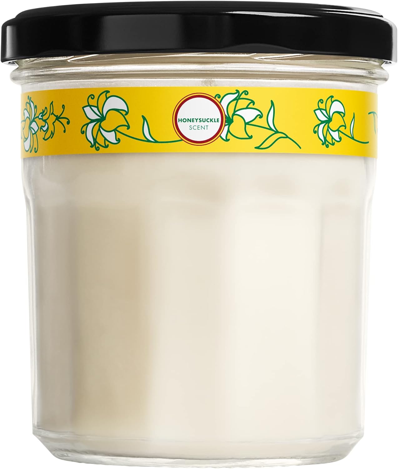 MRS - MEYER'S CLEAN DAY Soy Aromatherapy Candle, 35 Hour Burn Time, Made with Soy Wax and Essential Oils, Honeysuckle, 7.2 Oz 7.2 Ounce (Pack of 1) Honeysuckle, 7.2 Oz