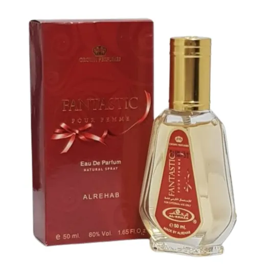 Al Rehab Fantastic Eau de Parfum Spray for Women, 1.7 Ounce Fruity 1.7 Fl Oz (Pack of 1)
