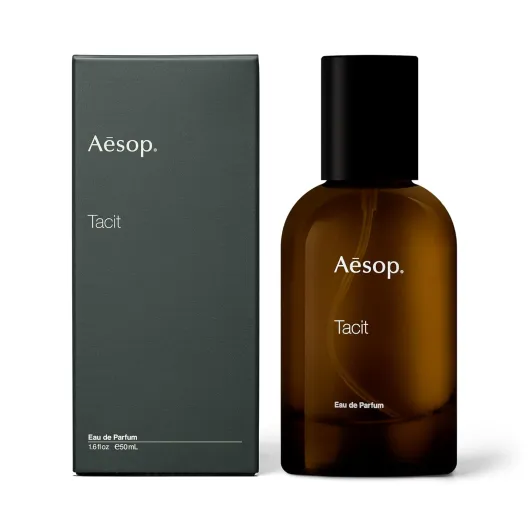 Tacit Eau de Parfum - Yuzu, Vetiver, and Basil Scent - Fresh Citrus and Green Aroma - Unisex - 1.6 fl oz Tacit 1.6 Fl Oz (Pack of 1)