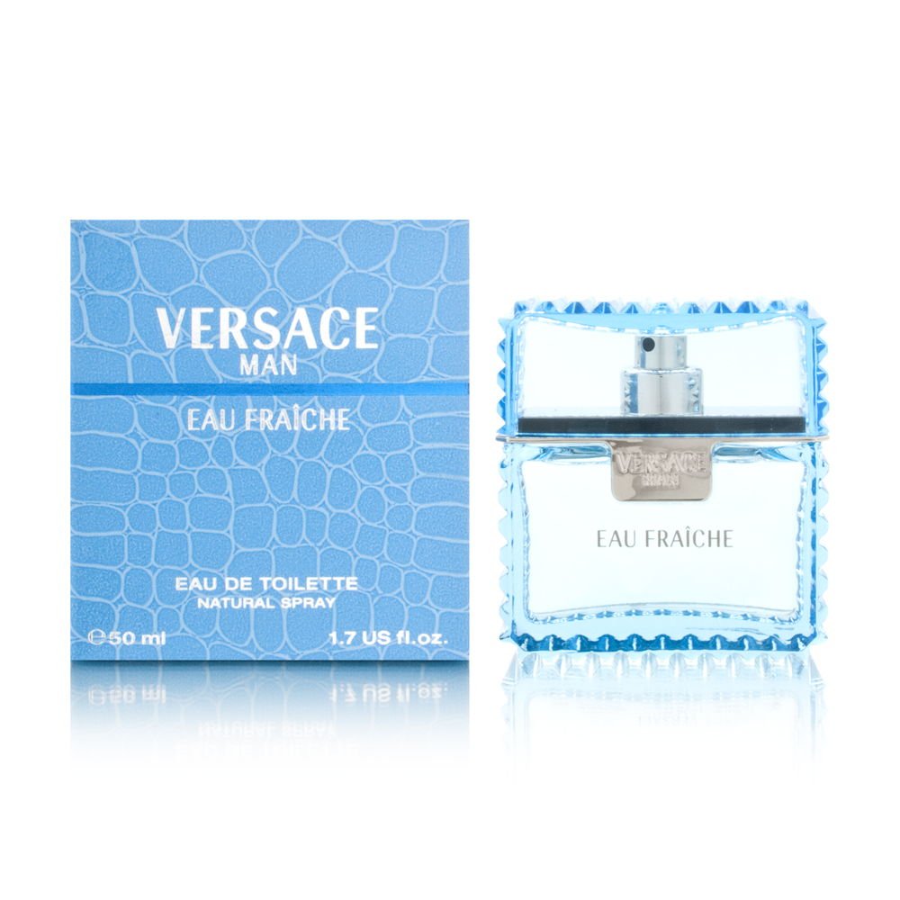 Versace Man Eau Fraiche by Versace for Men 1.7 oz Eau de Toilette Spray Versace Man, Versace 1.7 Fl Oz (Pack of 1)