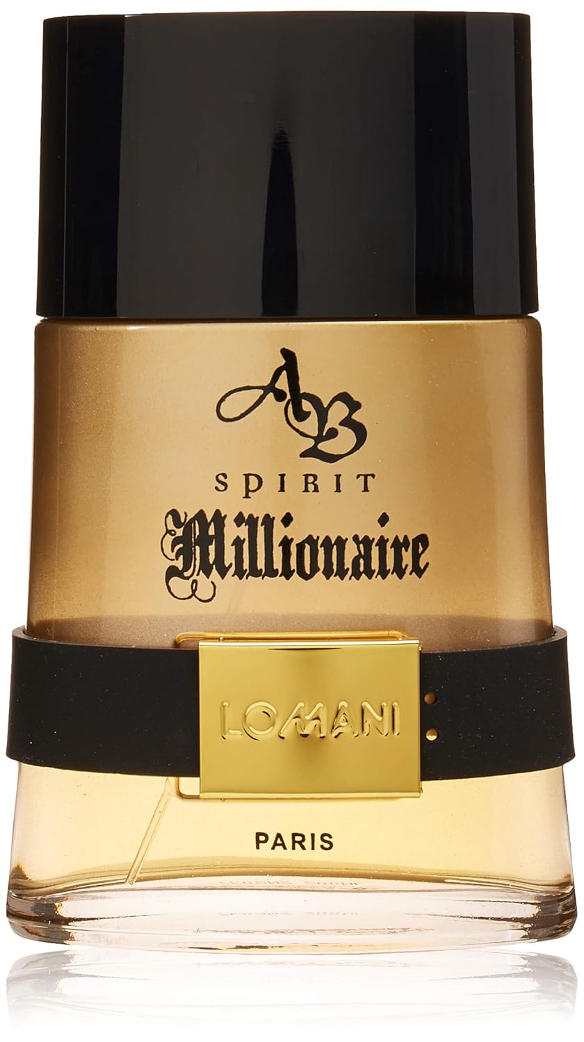 Lomani Ab Spirit Millionaire By Lomani for Men - 6.6 Fl - Oz Edt Spray, Brown 6.6 Fl Oz (Pack of 1)