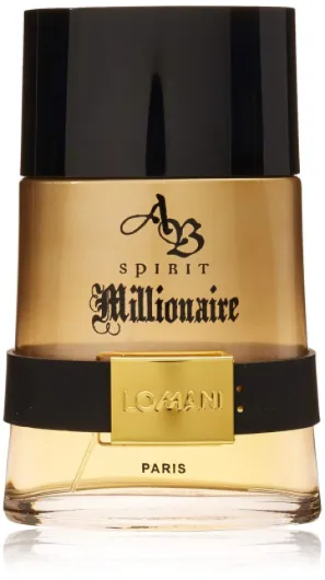 Lomani Ab Spirit Millionaire By Lomani for Men - 6.6 Fl - Oz Edt Spray, Brown 6.6 Fl Oz (Pack of 1)