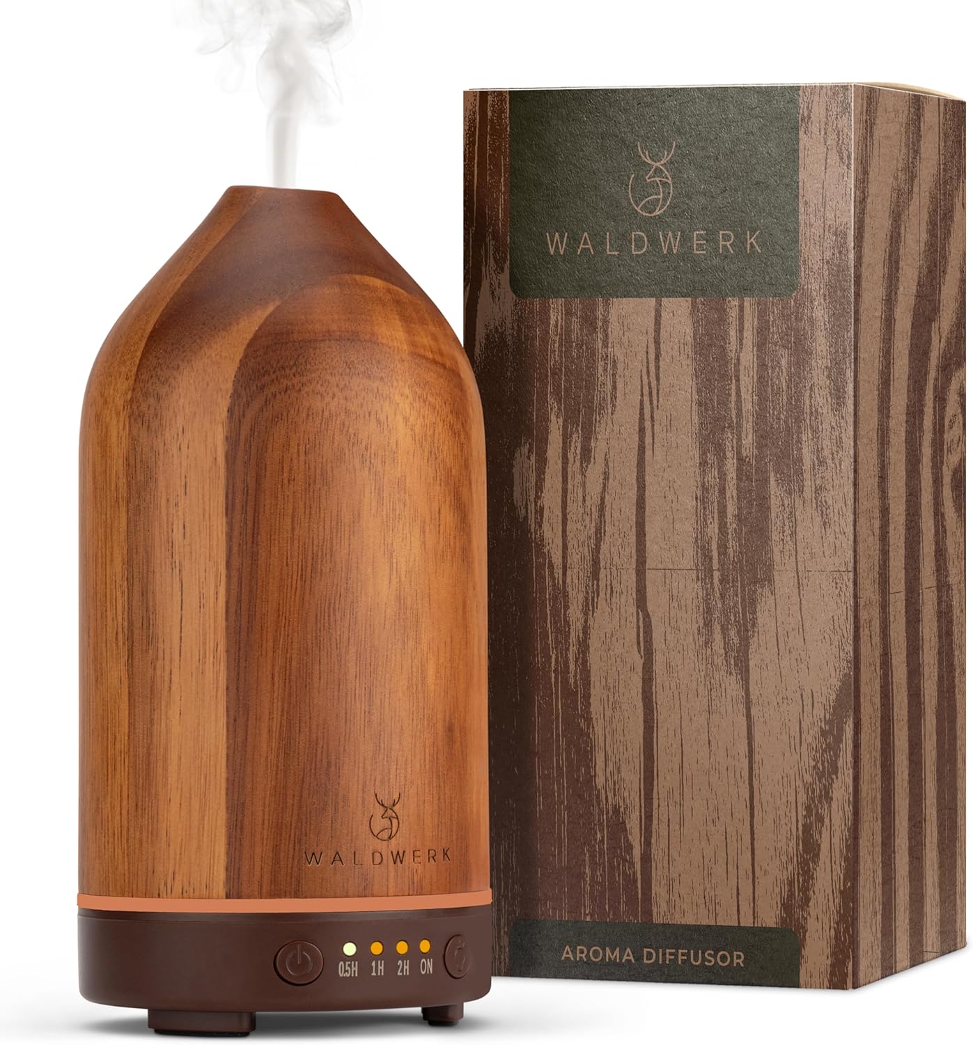 Diffuser (100ml) Made of Premium Acacia Wood - Essential Oil Diffuser for a Pleasant Indoor Atmosphere - Diffusers for Home - Aromatherapy Diffuser - Oil Diffuser Diffuser 3.3oz
