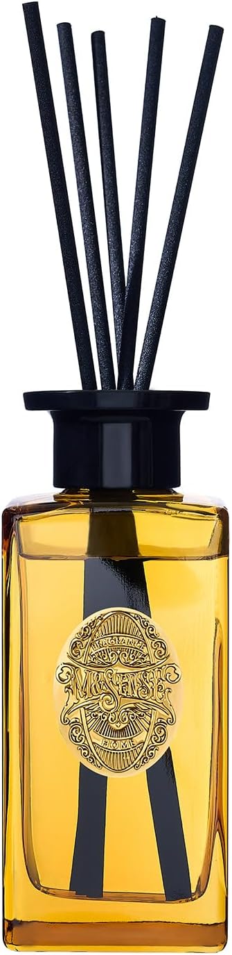 M&SENSE 6.3 oz Large Reed Diffuser Set - Neroli Noir Scent Oil Diffuser with Sticks - Hotel Collection Non-Toxic Essential Oil -for Bedroom Bathroom Living Room 180ml Neroli Noir