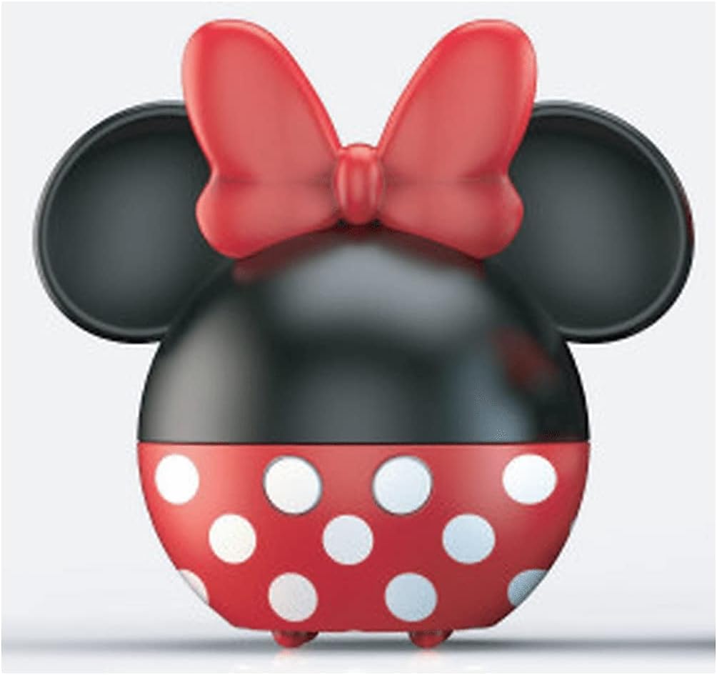 Mickey Mouse Ultrasonic Diffuser with Built-in Bluetooth Speaker, Classic Disney Character Design, Last up to 8 Hours, 100 ML Tank Capacity, Bluetooth 5.1 Minnie Mouse Diffuser