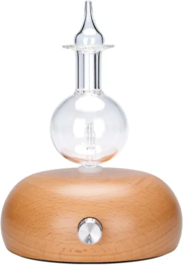 Vintage Aromatherapy Essential Oil Diffuser, Professional 7 Color Pure Aromatherapy Wood Diffuser
