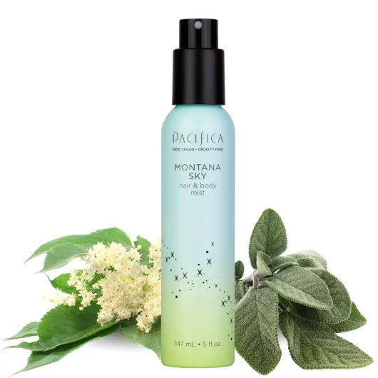 Hair Mist Perfume & Full Body Spray for Women - Montana Sky Body Mist Fragrance w/Cedarwood, Elderflower, Black Pepper, Sage & Sandalwood Clean Beauty Alcohol-Free, Vegan & Cruelty-Free 5 oz New Montana Sky 5 Fl Oz (Pack of 1)