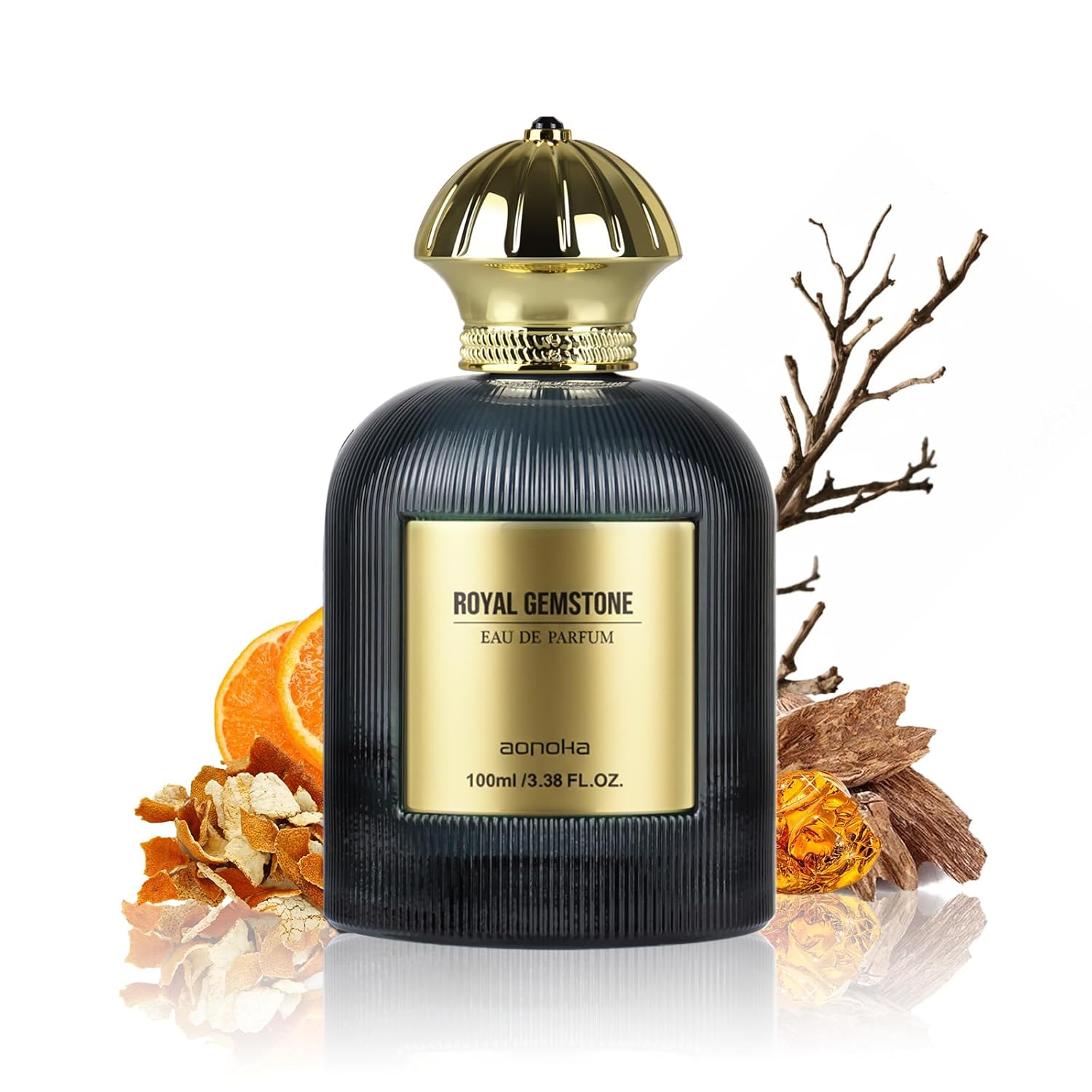 Citrus Noir – Luxury Aromatic Woody Eau de Parfum for Men, Long-Lasting Fragrance 3.3 Fl Oz - Mandarin Citrus Spark with Cedar, Musk & Sandalwood Depth