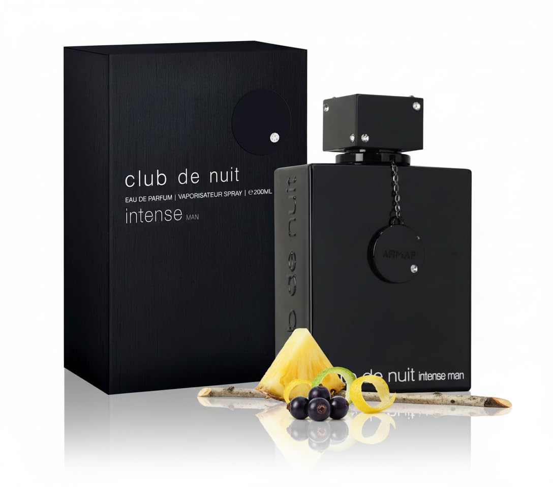Club De Nuit Intense for Men Eau de Parfum Spray, 6.8 Ounce / 200 ml 6.8 Fl Oz (Pack of 1)