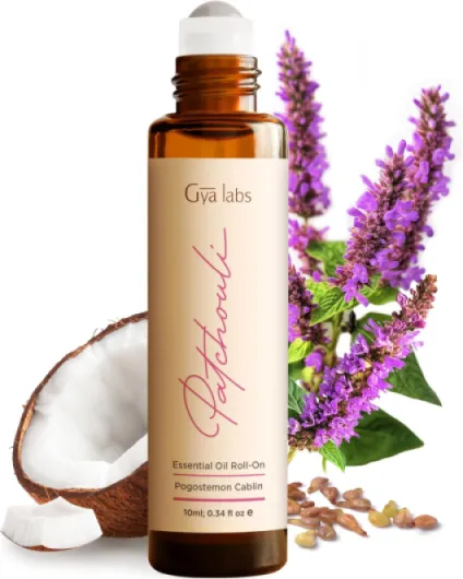 Patchouli Essential Oil Roll On - 0.34 Fl Oz - Travel Size Roller for Camping, Skin, Aromatherapy Relief, Convenience Patchouli (Roll On) 0.34 Fl Oz (Pack of 1)