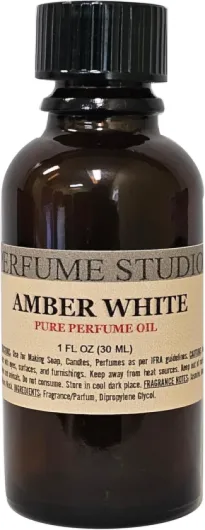 100% Pure Fragrance Oil Impression Compatible with: (Amber White, 1oz)