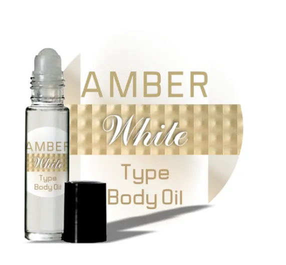 Amber White Women (TYPE) Perfume Fragrance Body Oil, long lasting, uncut, travel size, roll on
