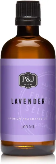 P&J Trading Fragrance Oil - Lavender Oil 100ml - Candle Scents for Candle Making, Freshie Scents, Soap Making Supplies, Diffuser Oil Scents Lavender 3.38 Fl Oz (Pack of 1)