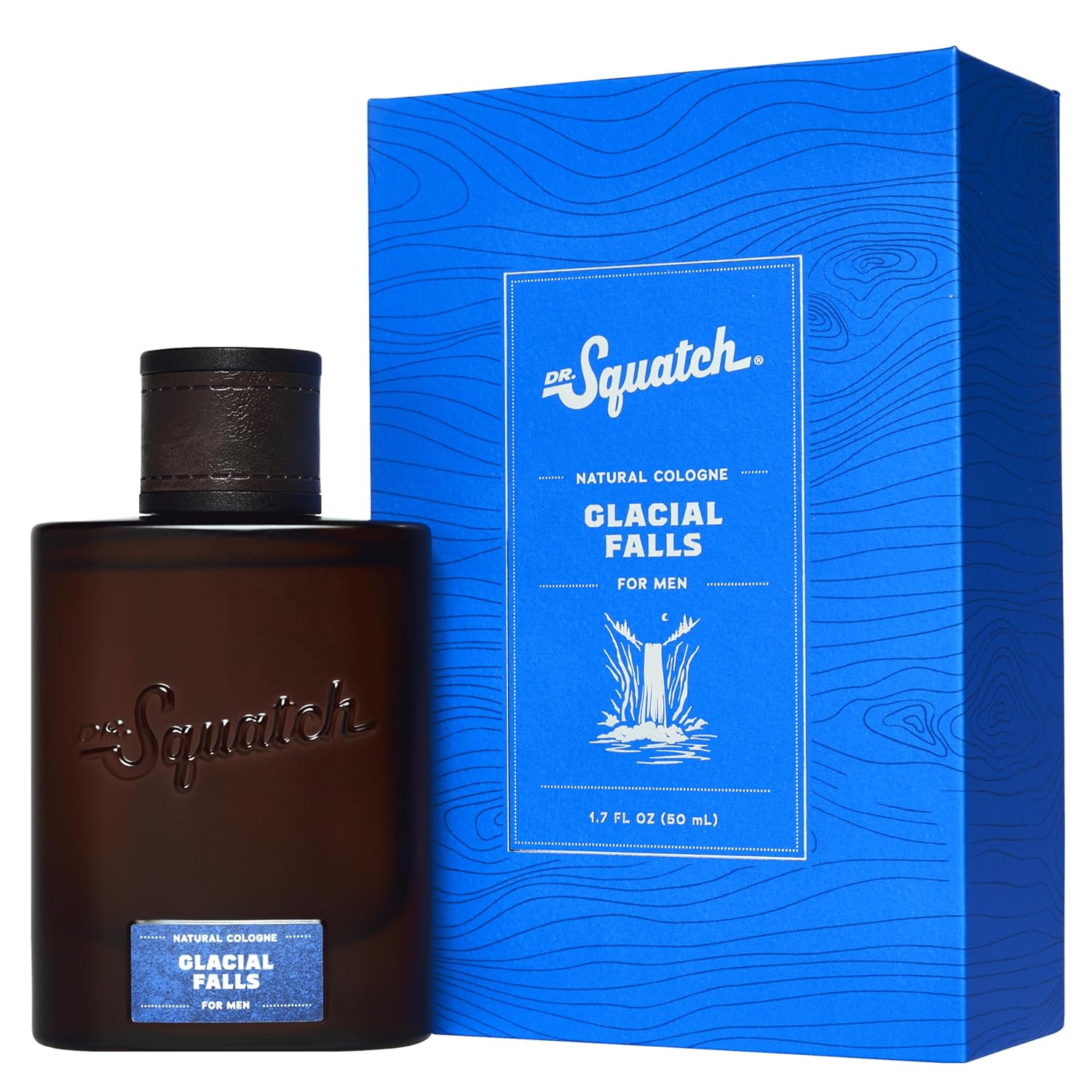 Dr - Squatch Natural Cologne for Men - Scent-Lock Technology and Sustainably-Sourced Ingredients - Glacial Falls Cologne (1.7 fl oz)